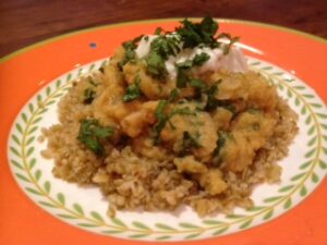 Dahl with Freekeh