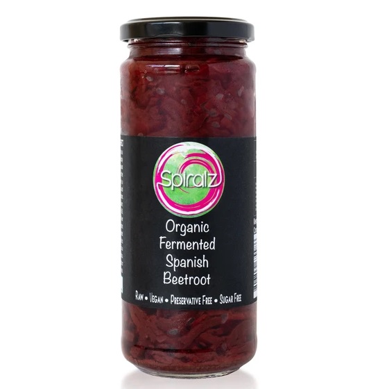 Sauerkraut Spanish Beetroot LOCAL 430g Nurtured Earth Organics